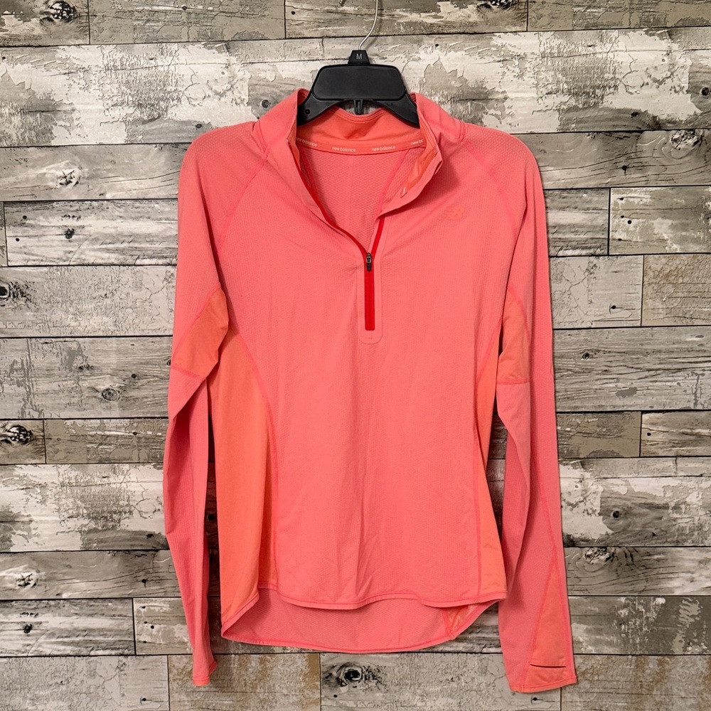 New Balance Women's Coral Quarter-Zip Sweatshirt